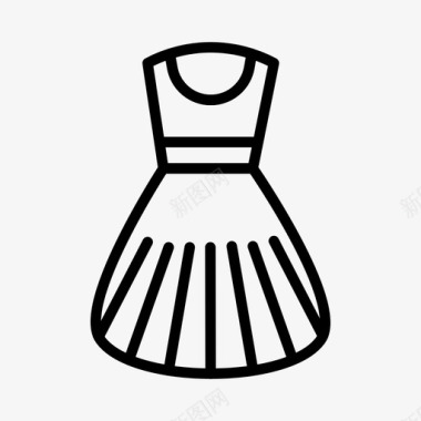 布料裙子衬衫图标图标