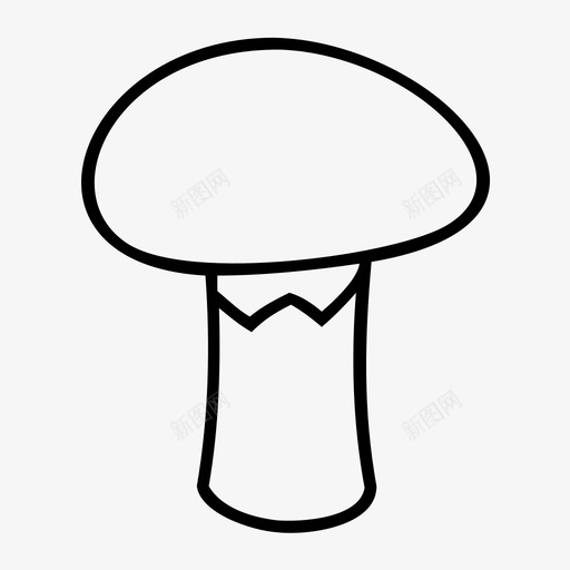 蘑菇毒品食物图标svg_新图网 https://ixintu.com 毒品 自然 蘑菇 食物