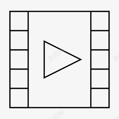 电影院电影表演图标图标