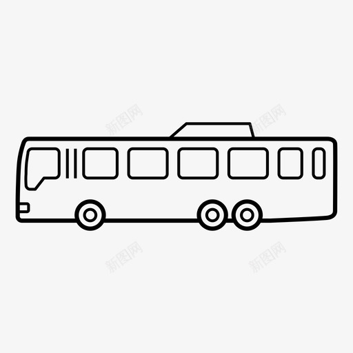 客车公共汽车公共汽车服务图标svg_新图网 https://ixintu.com 乘客 公共交通 公共汽车 公共汽车服务 公共汽车类型 客车