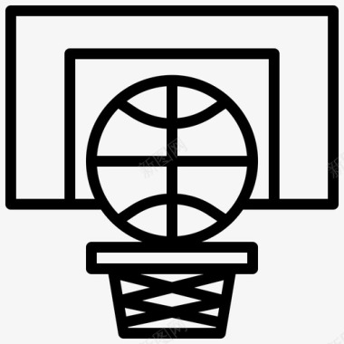 篮球器械运动图标图标