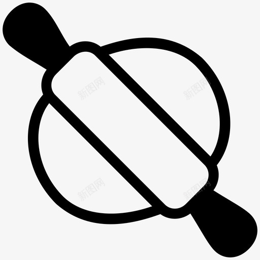 擀面杖烘焙设备图标svg_新图网 https://ixintu.com 擀面杖 烘焙设备