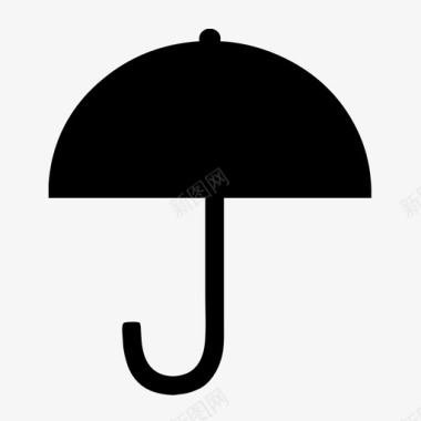 伞保护伞遮蔽物图标图标