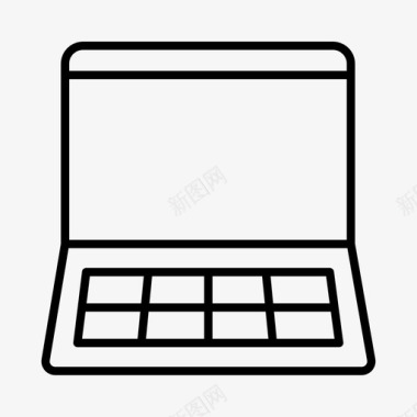 笔记本电脑电器电子产品图标图标