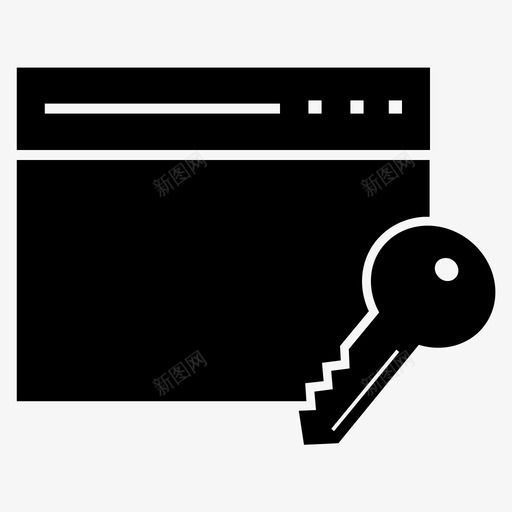 加密网站认证授权图标svg_新图网 https://ixintu.com ssl连接 保护 加密网站 安全 授权 浏览器 认证
