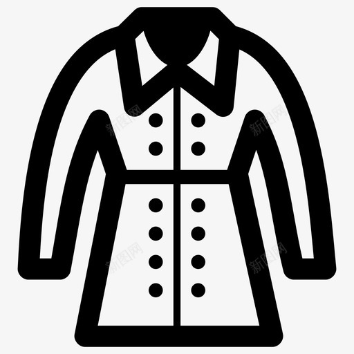 服装时装女人图标svg_新图网 https://ixintu.com 女人 时装 服装