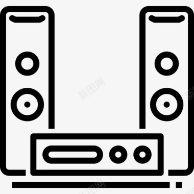 音乐系统cd播放器娱乐图标图标