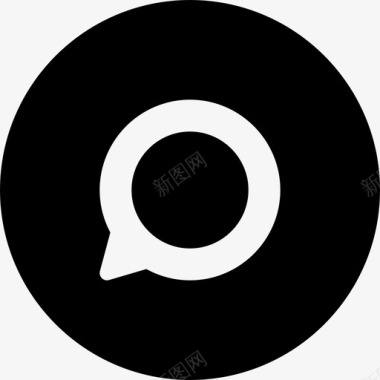 Spotbros圆形标志社交媒体社交网络图标图标