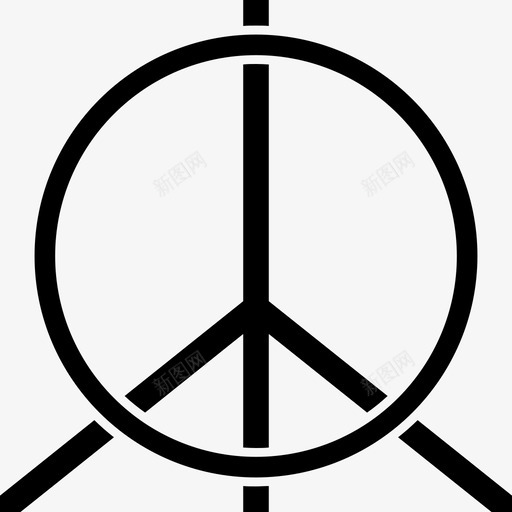 和平反战圈子图标svg_新图网 https://ixintu.com 反战 和平 和平与爱 圈子