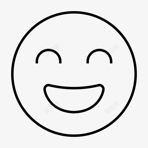 表情感觉幸福图标svg_新图网 https://ixintu.com 幸福 感觉 表情