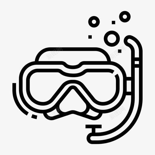 探险家潜水设备图标svg_新图网 https://ixintu.com 它的目的地线路图标设置 探险家 旅游旅行它不是旅程 潜水 设备 面罩
