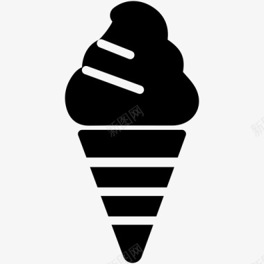 冰淇淋玉米食品图标图标