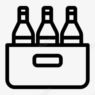 啤酒啤酒瓶桶图标图标