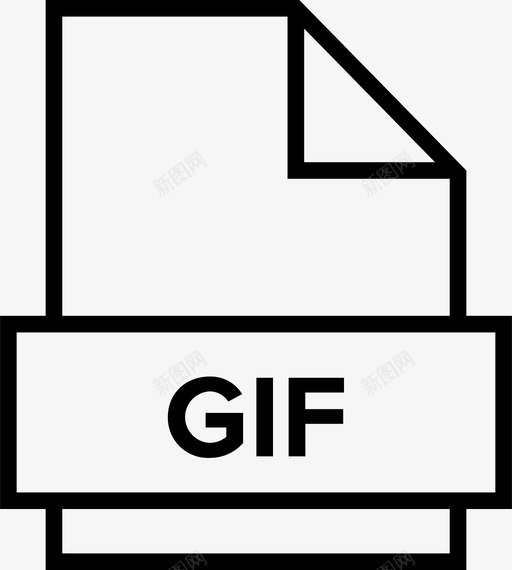 gif存档数据图标svg_新图网 https://ixintu.com gif 存档 扩展名 数据 文件文档 文档 资源管理器