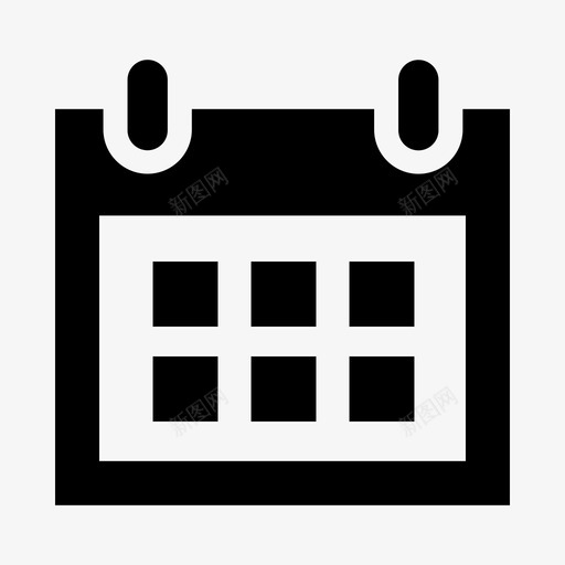 iconmonstr-calendar-5-iconsvg_新图网 https://ixintu.com iconmonstr-calendar-5-icon