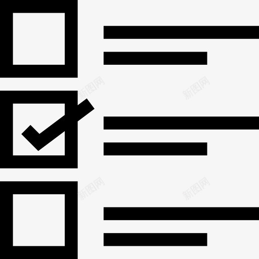 选择一个选中标记图标svg_新图网 https://ixintu.com 勾选 微型 标记 选中 选择一个 选项