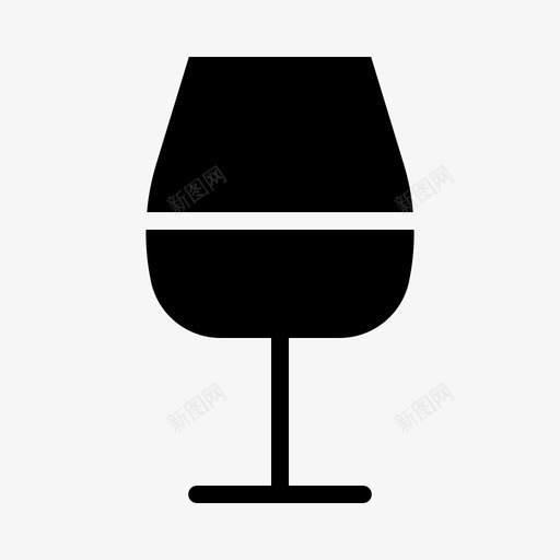 朗姆酒饮料玻璃杯图标svg_新图网 https://ixintu.com 朗姆酒 玻璃杯 酒吧和餐厅 酒杯 饮料