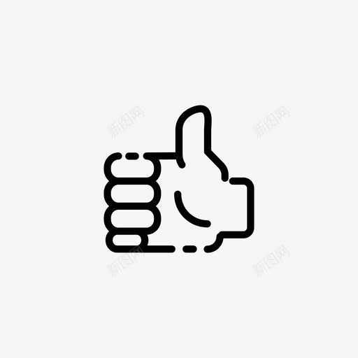 竖起大拇指批准好图标svg_新图网 https://ixintu.com 好 批准 环球日报图标 竖起大拇指