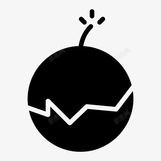 炸弹庆祝爆炸图标svg_新图网 https://ixintu.com 庆祝 新年图标第一卷 炸弹 爆炸 聚会