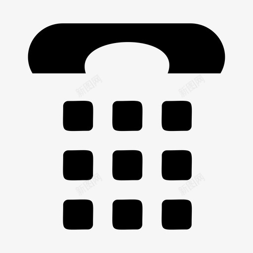 电话营销接线员图标svg_新图网 https://ixintu.com 接线员 支持 电话 营销