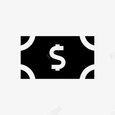 钱美元银行图标图标