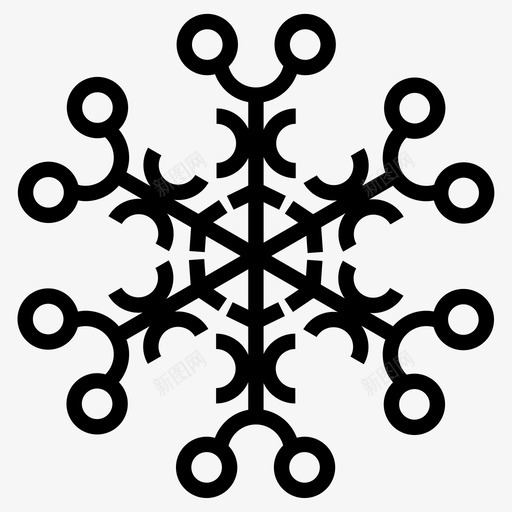 图案抽象水晶图标svg_新图网 https://ixintu.com 图案 抽象 水晶 雪晶 雪花
