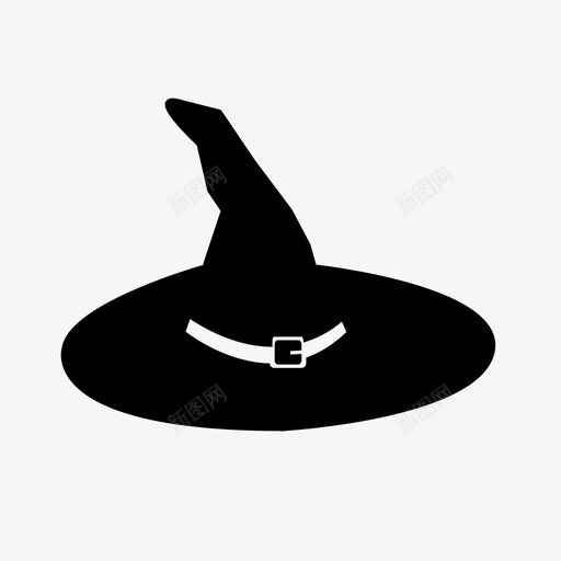 女巫帽分类帽巫术图标svg_新图网 https://ixintu.com 分类帽 女巫帽 巫术 魔法