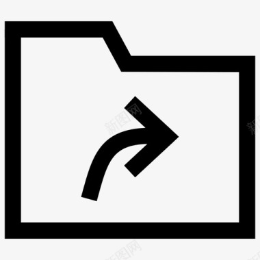 发送文件夹传输材料标图标图标