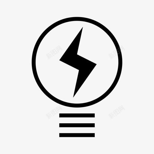 生态能源灯泡环境图标svg_新图网 https://ixintu.com 灯泡 环境 生态和能源为更好的世界固体图标集 生态能源 电力 自然