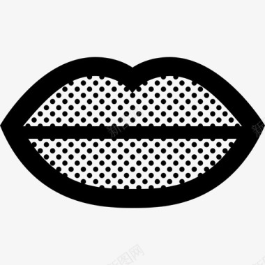 吻情唇图标图标
