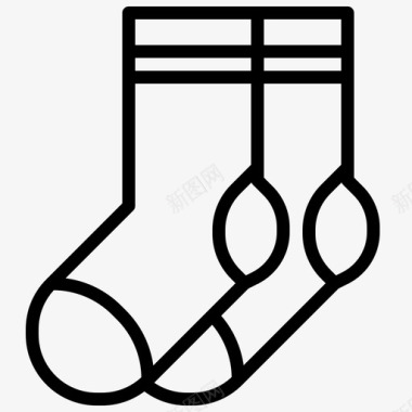 袜子衣服足球图标图标