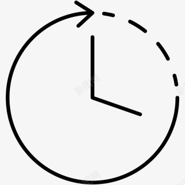 截止时间秒表计时器图标图标