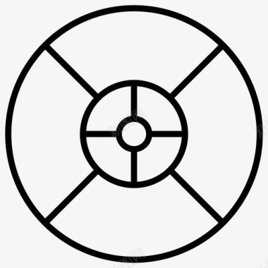 轮胎轮盘轮辋图标图标