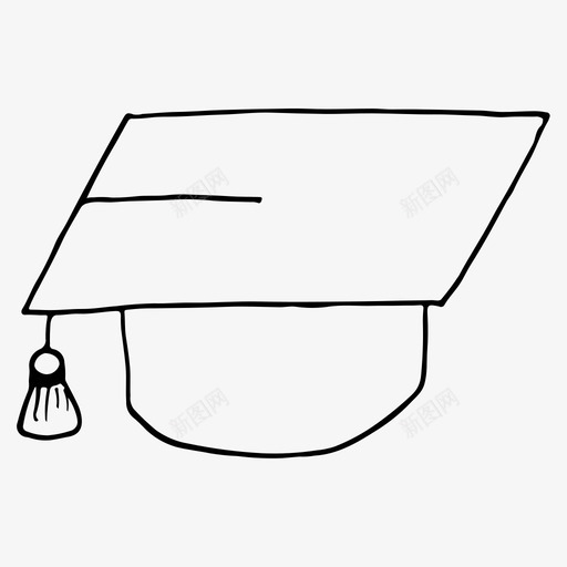 帽子毕业帽学校图标svg_新图网 https://ixintu.com 学校 帽子 毕业帽 返校