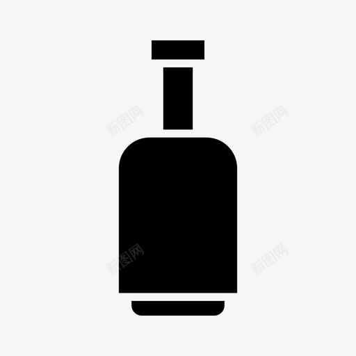 瓶啤酒饮料图标svg_新图网 https://ixintu.com 包装 啤酒 瓶 瓶装固体 饮料
