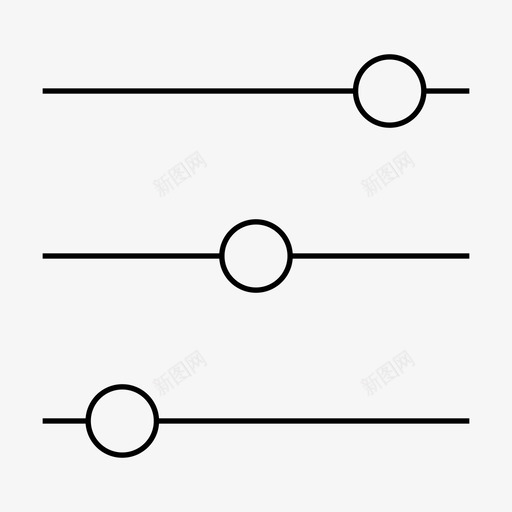 配置选择均衡器图标svg_新图网 https://ixintu.com 均衡器 艺术设计线 设置 选择 选项 配置