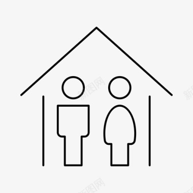 用户夫妇家庭图标图标