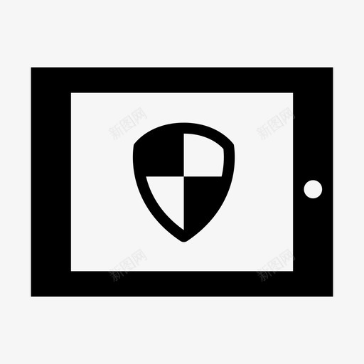 安全设备受保护安全图标svg_新图网 https://ixintu.com 受保护 安全 安全设备 屏蔽 平板电脑 显影剂solida