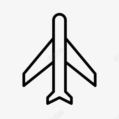 飞机机票航班图标图标