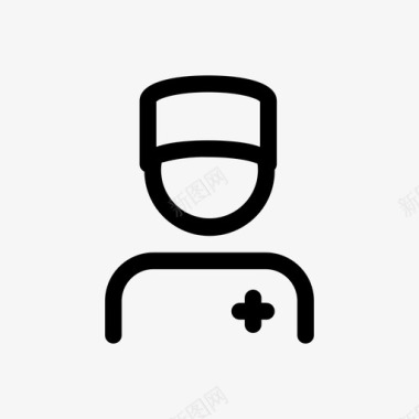 医生护士医院图标图标