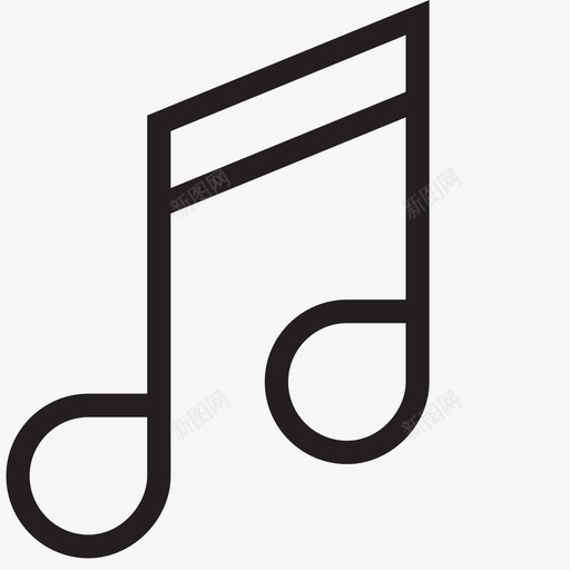 music note 3svg_新图网 https://ixintu.com music note 3