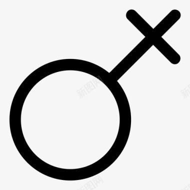 女性性别性图标图标