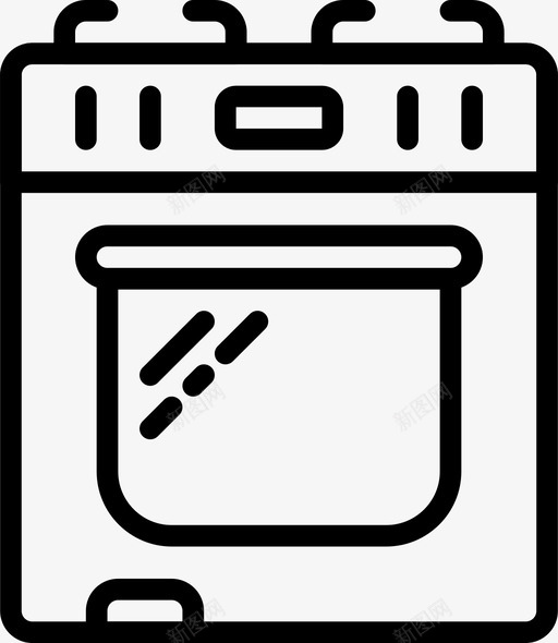 炊具电器家具图标svg_新图网 https://ixintu.com 家具 家庭装饰用品第2卷概述 家用 炊具 电器 衣柜