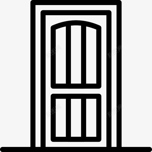门电器家具图标svg_新图网 https://ixintu.com 家具 家庭用装饰用品第2卷概述 家用 电器 衣柜 门