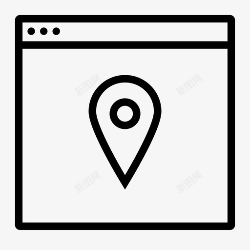 站点位置目的地gps图标svg_新图网 https://ixintu.com gps ux web 个性化 数字网络 目的地 站点位置