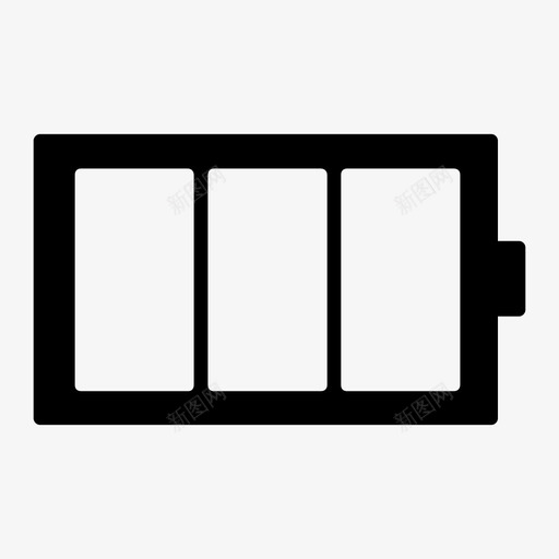全电池充电智能手机图标svg_新图网 https://ixintu.com 充电 全电池 智能手机