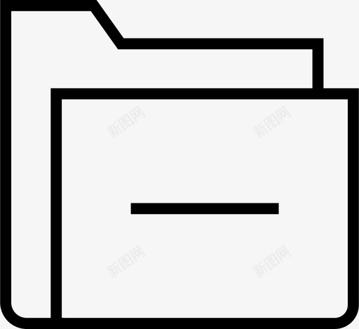 删除文件夹存档数据图标svg_新图网 https://ixintu.com 删除文件夹 存档 扩展名 数据 文件文档 文档 资源管理器