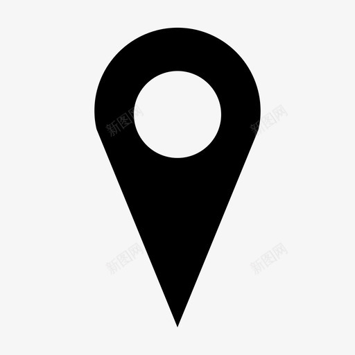 定位销区域目的地图标svg_新图网 https://ixintu.com 区域 地图 地点 定位销 旅行 目的地