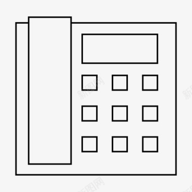 电话联系人办公室图标图标