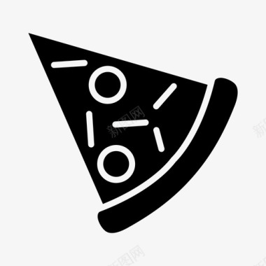 披萨香肠披萨披萨片图标图标